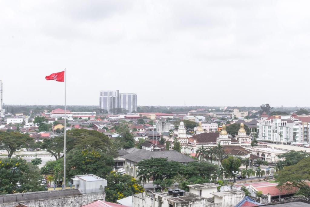 Nespecifikovaný výhled na destinaci Kota Bharu nebo výhled na město při pohledu z apartmánu