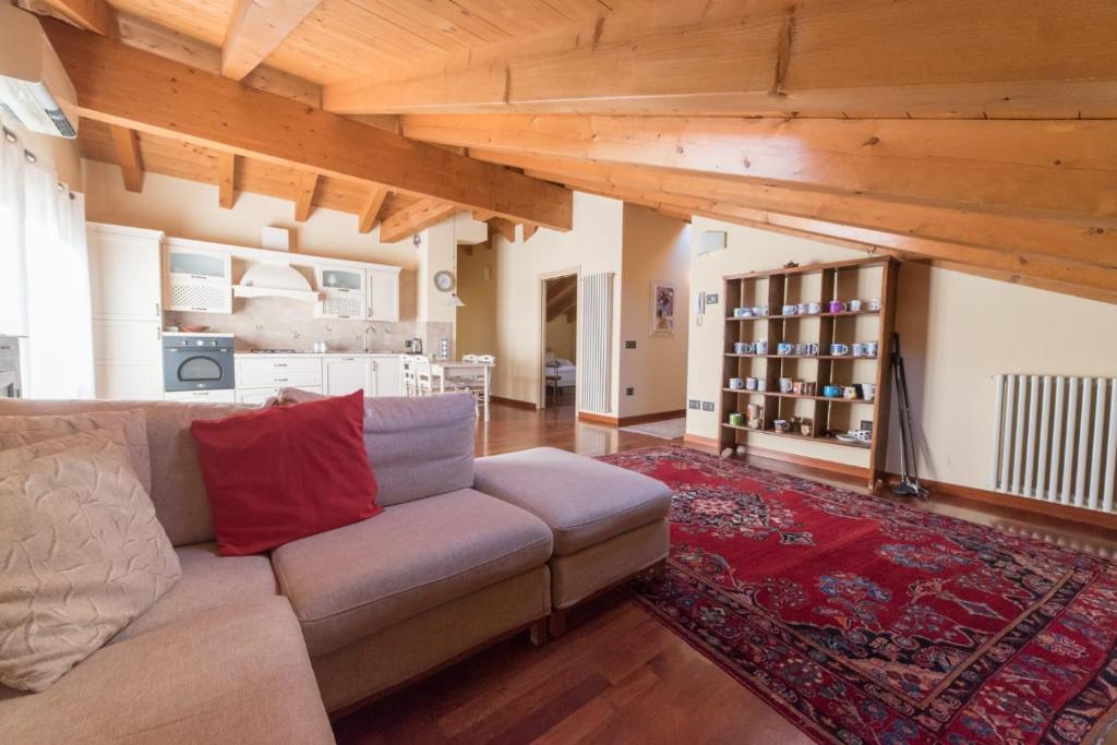 Posezení v ubytování Casa dei Mulini
