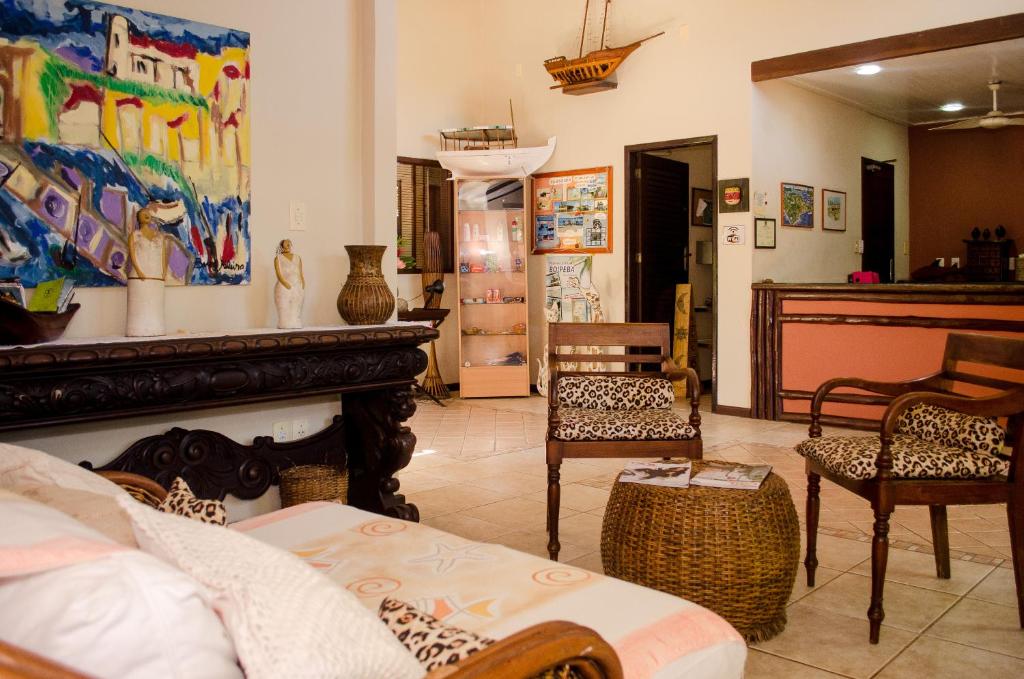 Posezení v ubytování Hotel Porto do Zimbo