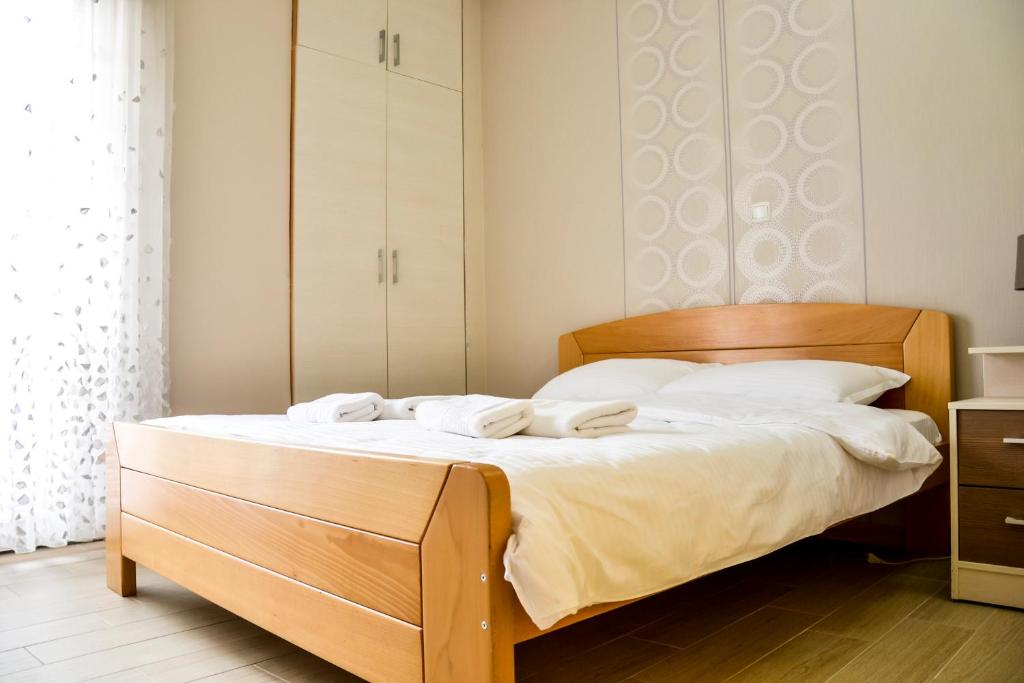 Postelja oz. postelje v sobi nastanitve Di Angolo Apartments