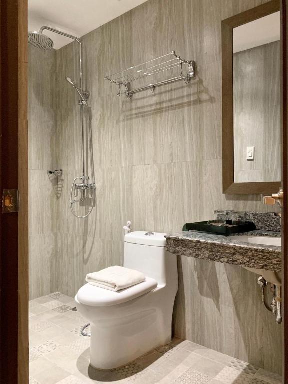 Koupelna v ubytování J7 Hotel