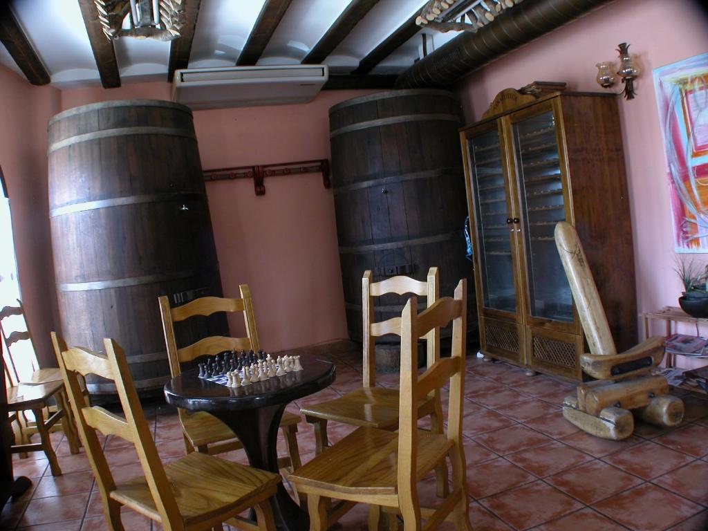 Posezení v ubytování Hostal Suetxe