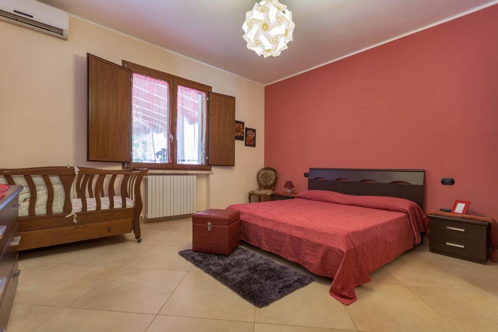 Łóżko lub łóżka w pokoju w obiekcie Villa Pizzi by Perle di Puglia