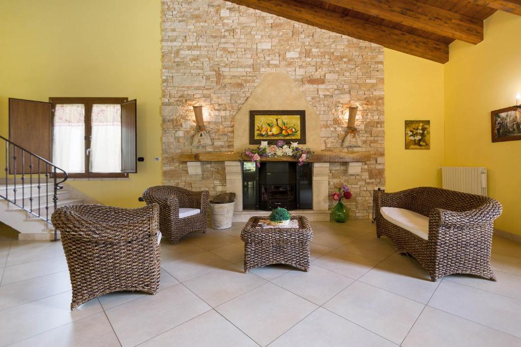 Część wypoczynkowa w obiekcie Villa Pizzi by Perle di Puglia