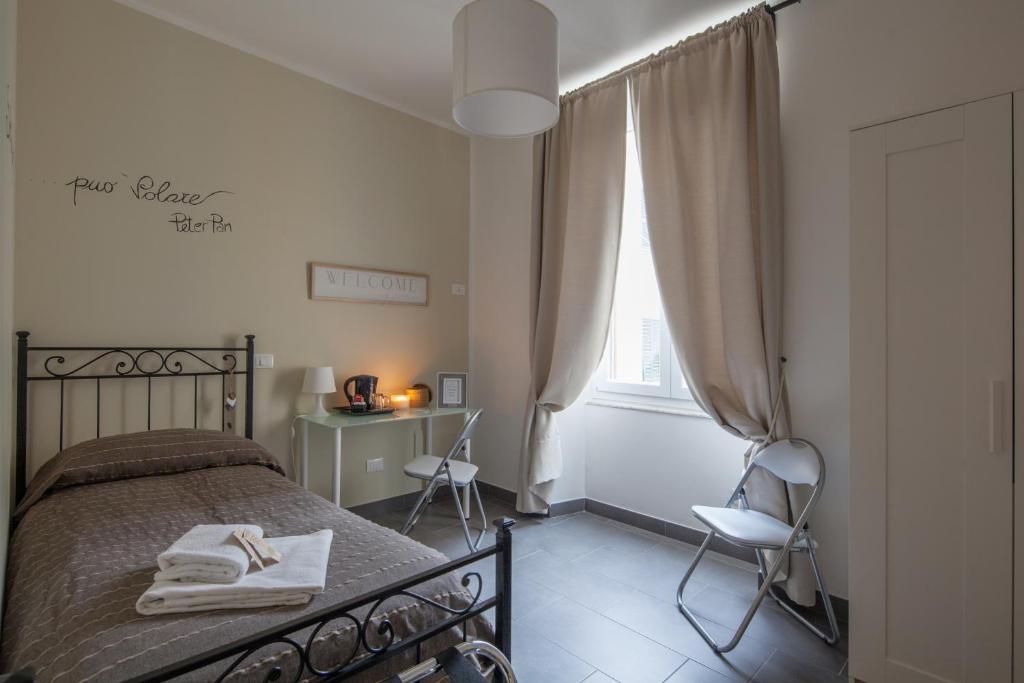 Postel nebo postele na pokoji v ubytování AFFITTACAMERE VIA DEI MILLE