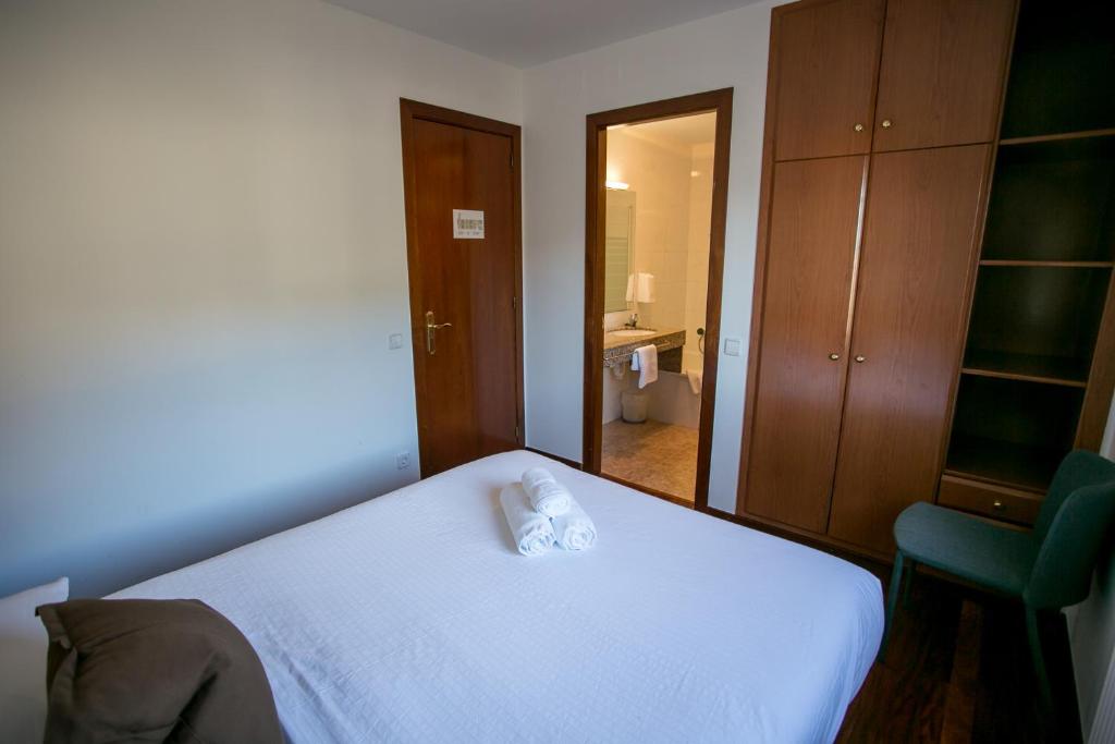 Cama o camas de una habitación en Fonda Barris