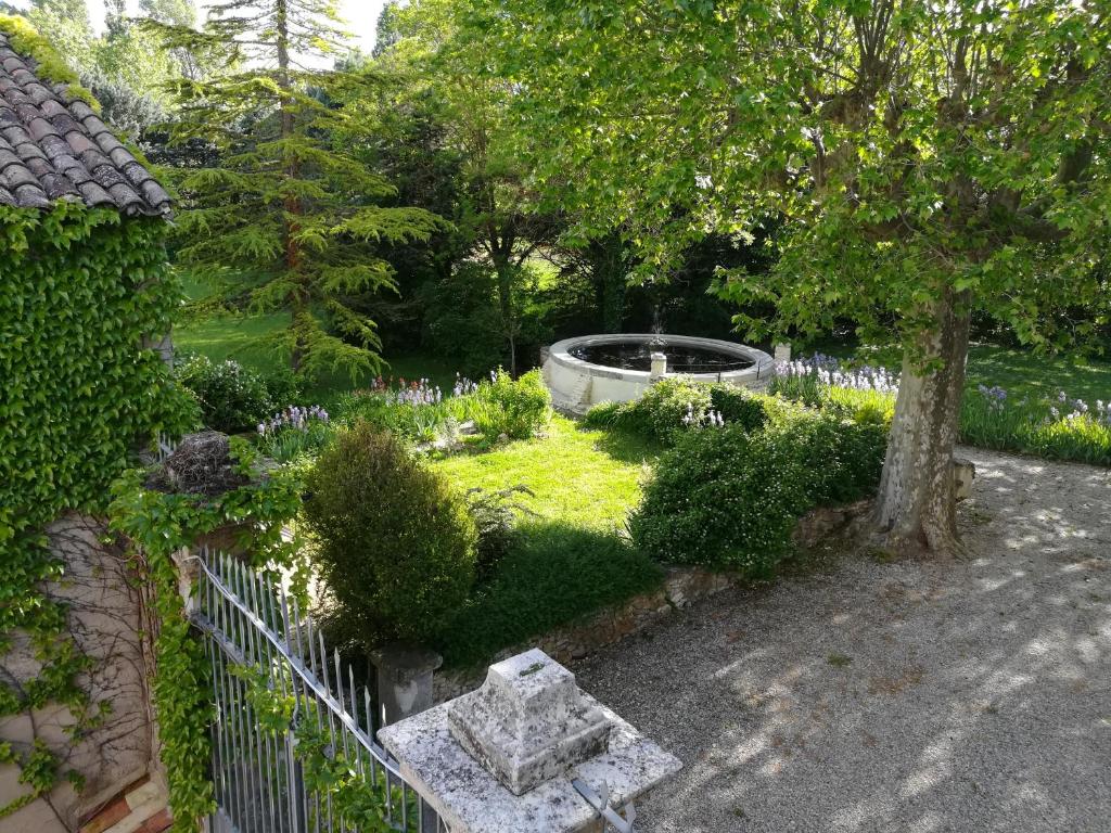 Zahrada ubytování Le Moulin Des Ocres