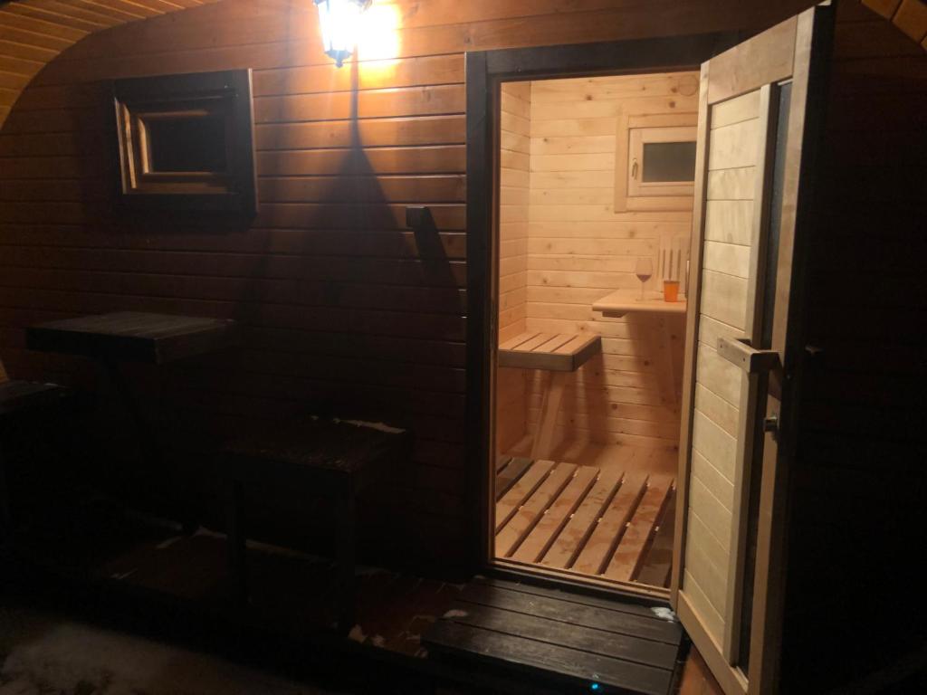 Koupelna v ubytování Chata Eden