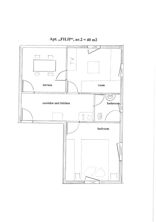 Filip Apartment - Apartamento De Dos Dormitorios