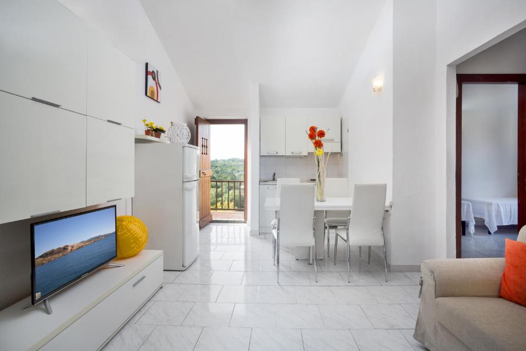 TV a/nebo společenská místnost v ubytování Residence Bougainvillae