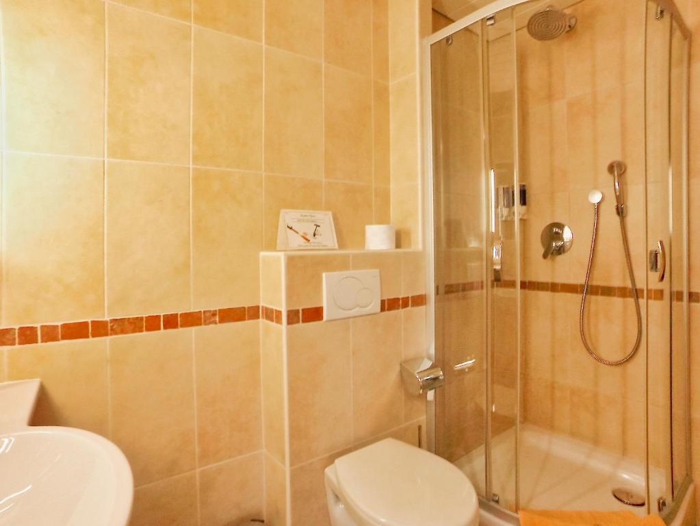 Koupelna v ubytování Hotel Maurer