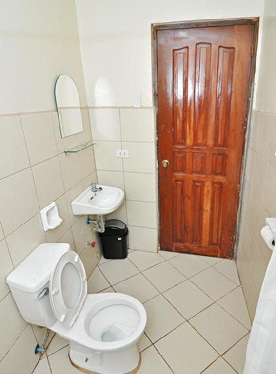 Koupelna v ubytování El Haciendero Private Hotel