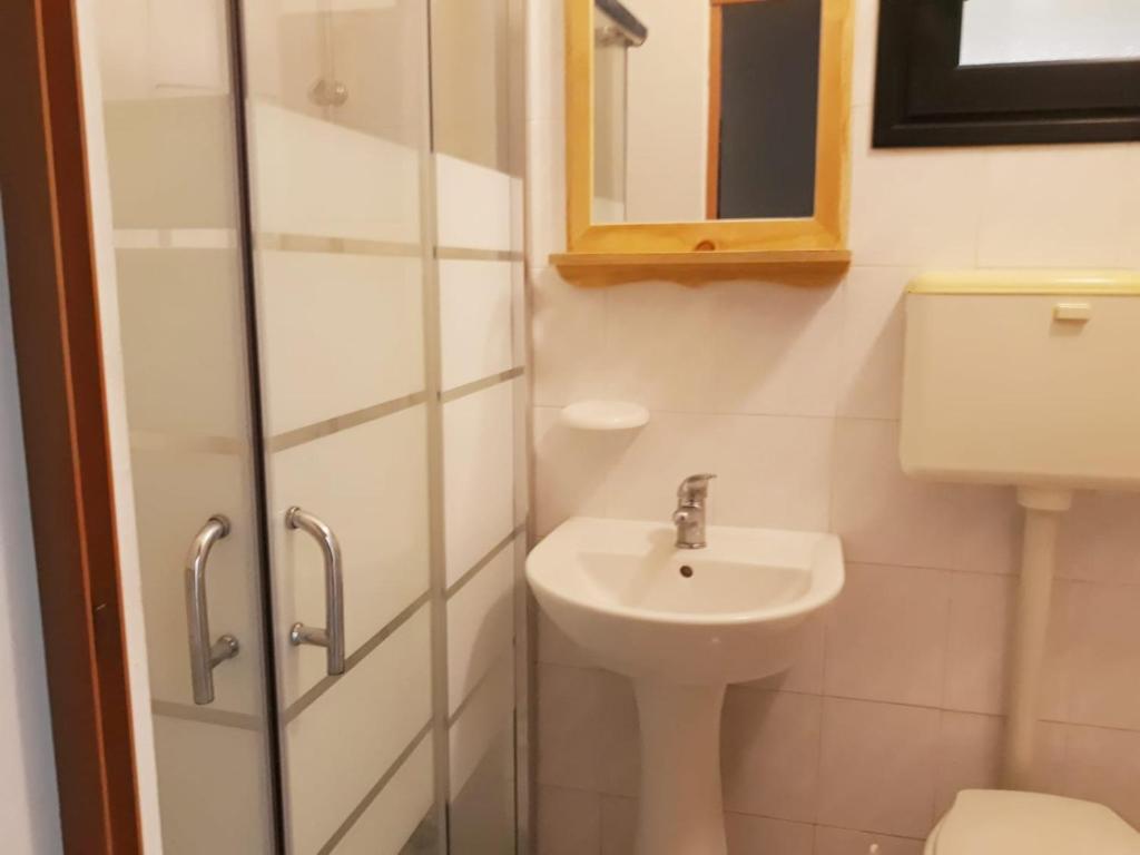 Koupelna v ubytování Appartamenti Frassanito