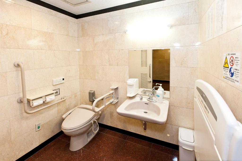 Koupelna v ubytování Sotetsu Fresa Inn Tokyo Tamachi