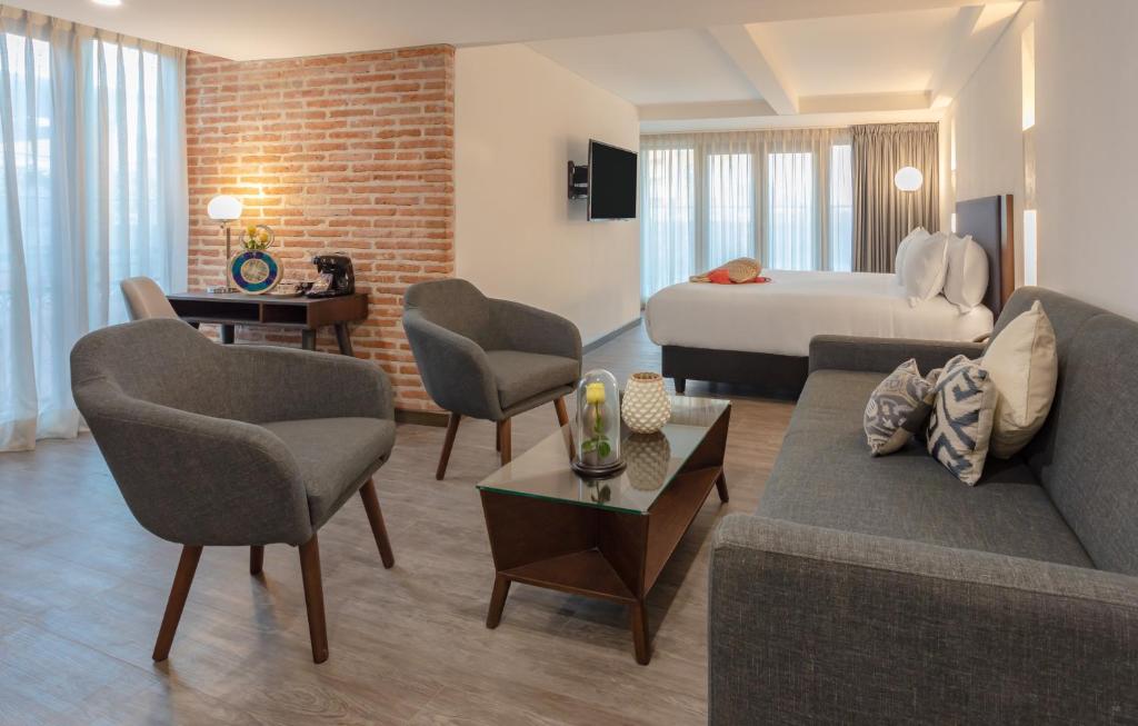 Posezení v ubytování Hotel Santa Catalina