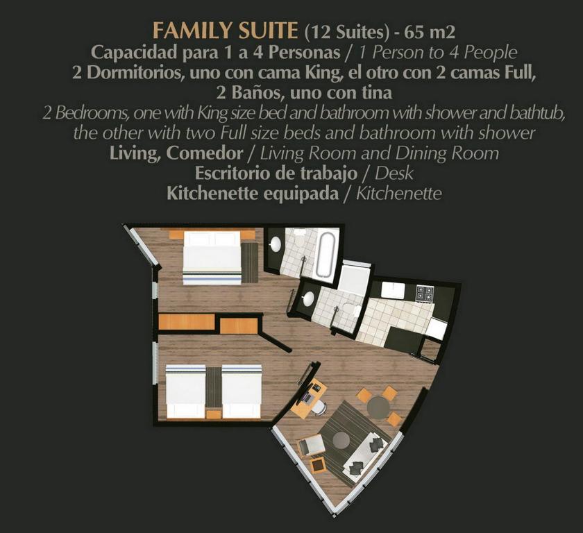 Casa Grande Suites - Chambre Quadruple De Luxe