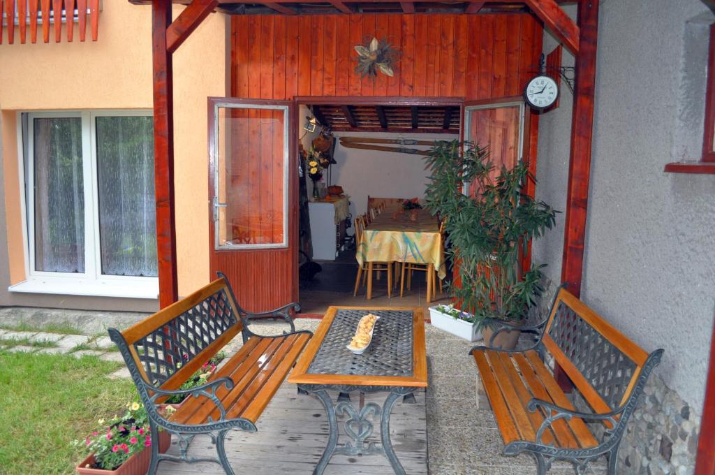 Patio nebo venkovní prostory v ubytování Vila Viktoria