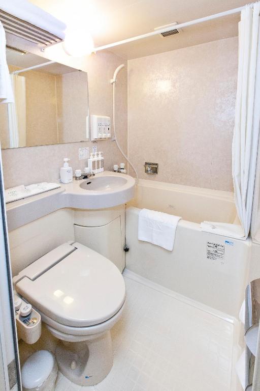 Koupelna v ubytování Sotetsu Fresa Inn Tokyo Tamachi