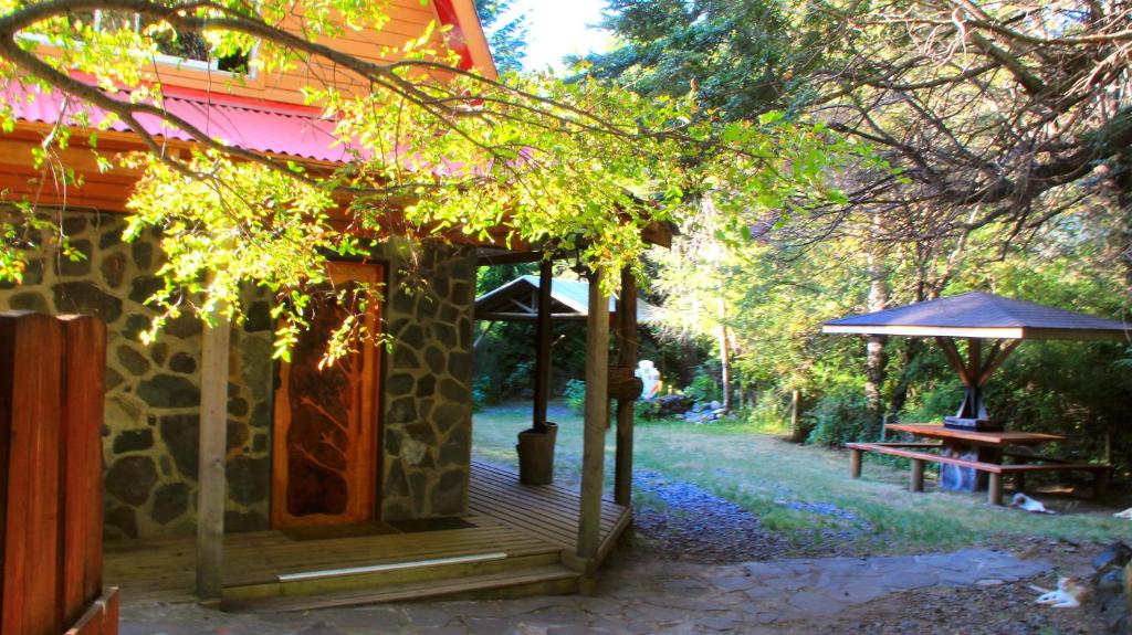 Zahrada ubytování La Cabaña de Piedra