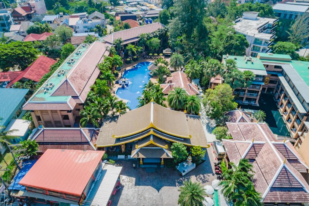 Das Gebäude in dem sich das Resort befindet
