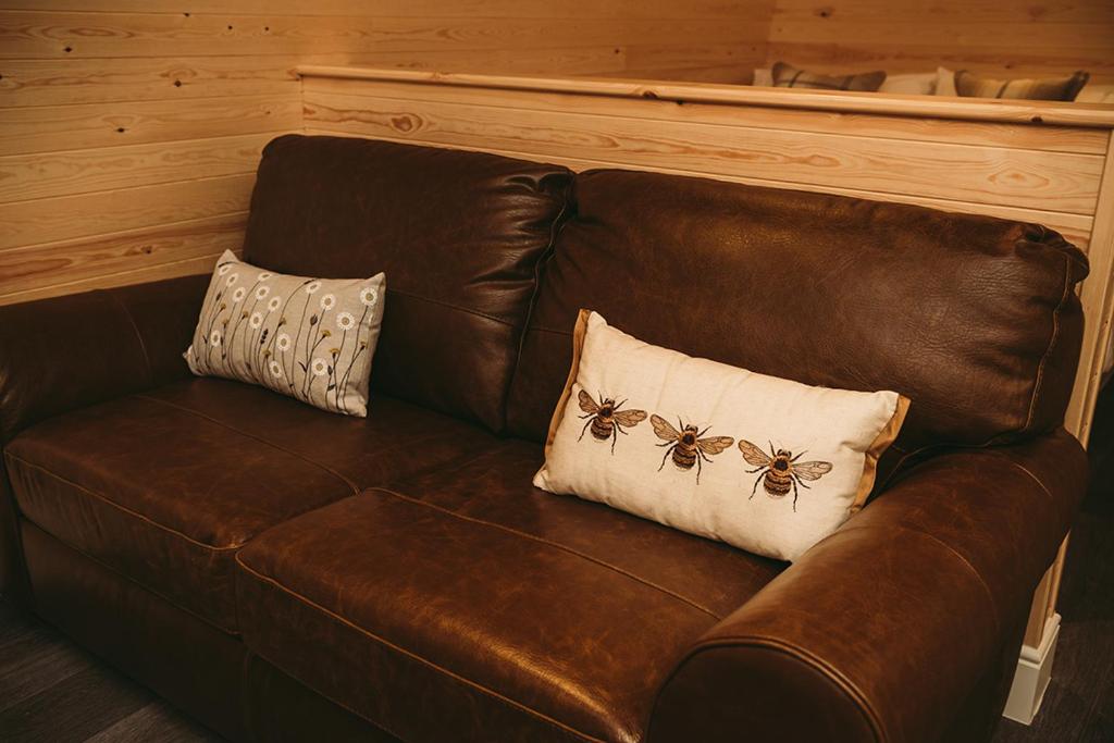 Posezení v ubytování Braeside Retreats