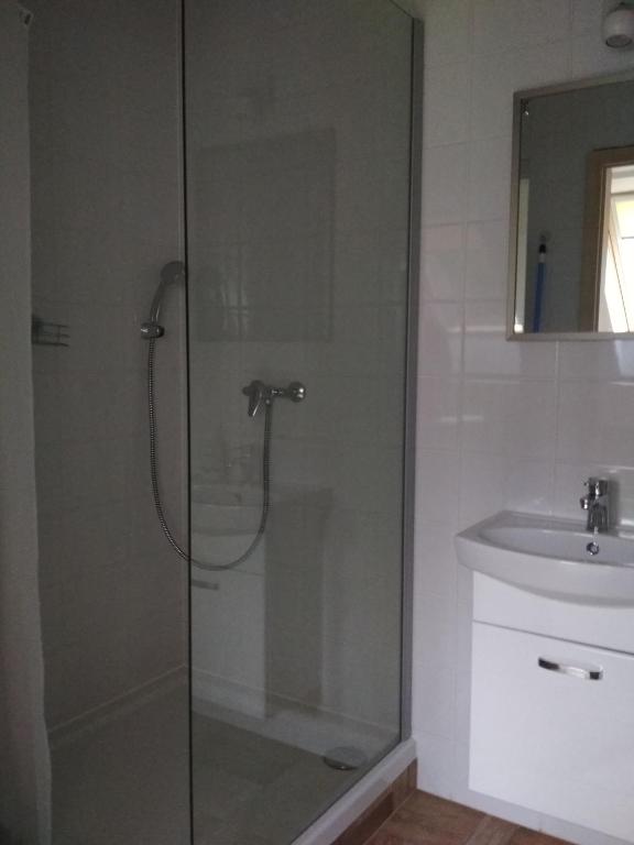 Kúpeľňa v ubytovaní Koci Grzbiet Agroturystyka