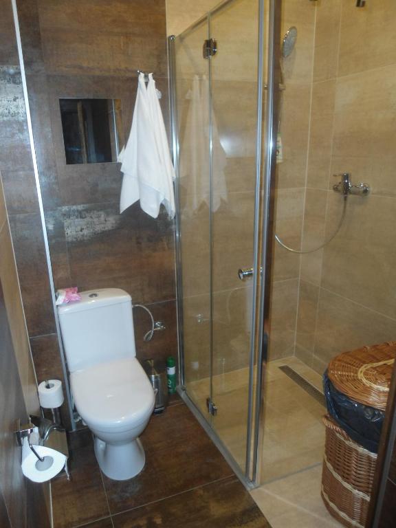 Koupelna v ubytování Luxusni Apartmany Stodolni