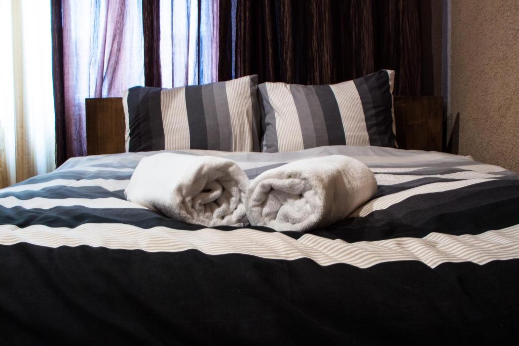 Postel nebo postele na pokoji v ubytování Luxusni Apartmany Stodolni