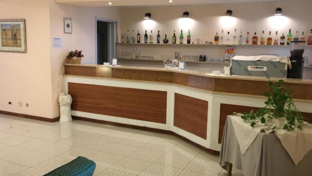Lounge nebo bar v ubytování Hotel Minerva