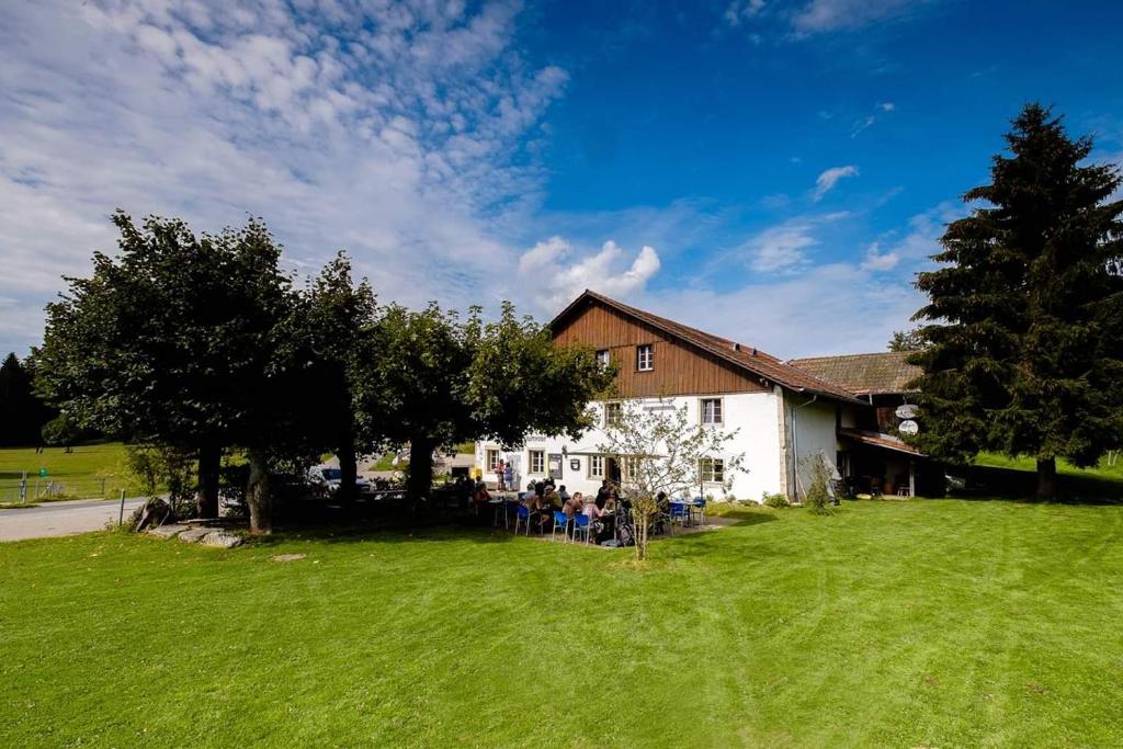 Zahrada ubytování Auberge de la Couronne