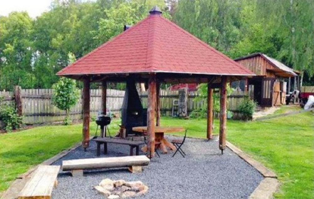 Zahrada ubytování Holiday Home Usedlost Nový Svět