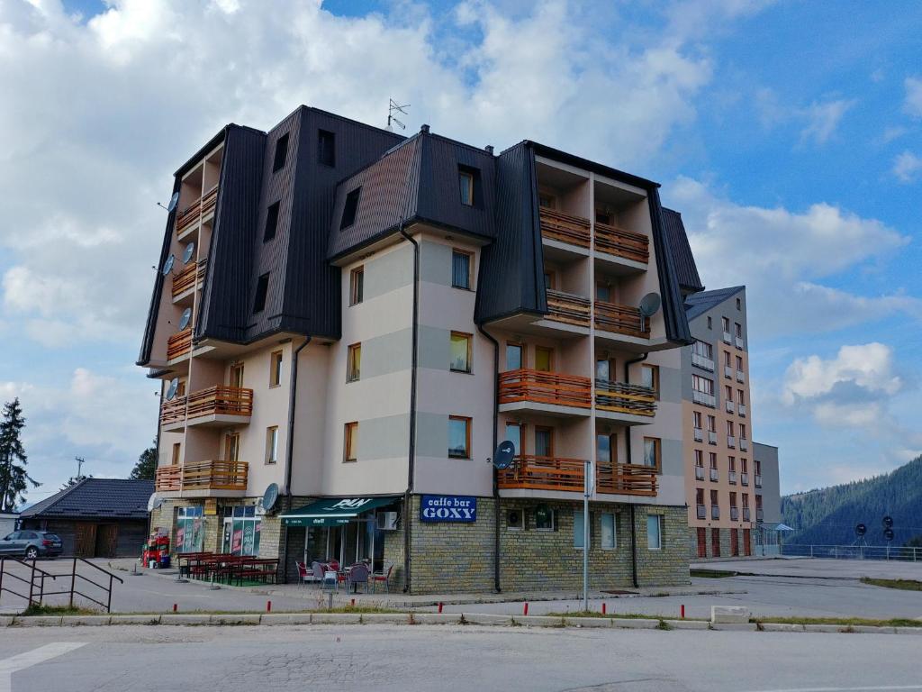 Budova, kde se apartmán nachází