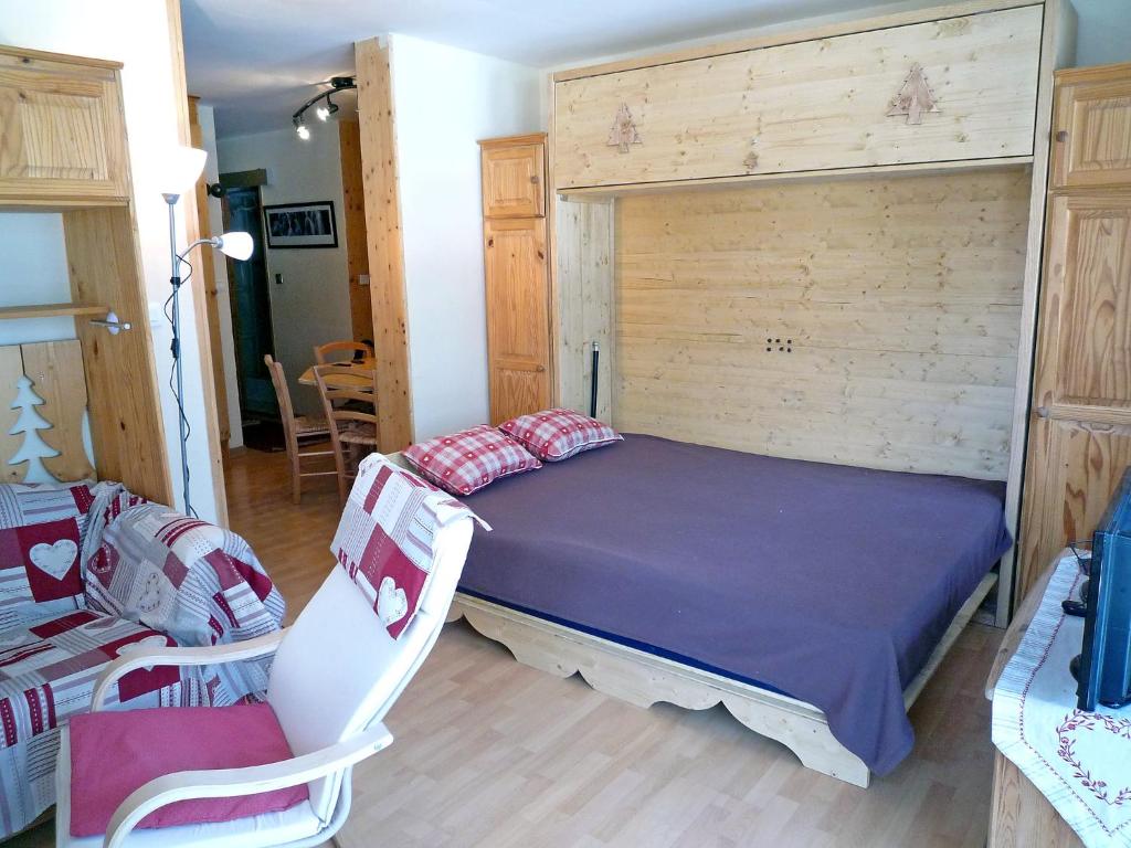 Apartment Le Bois du Bouchet.2にある二段ベッド