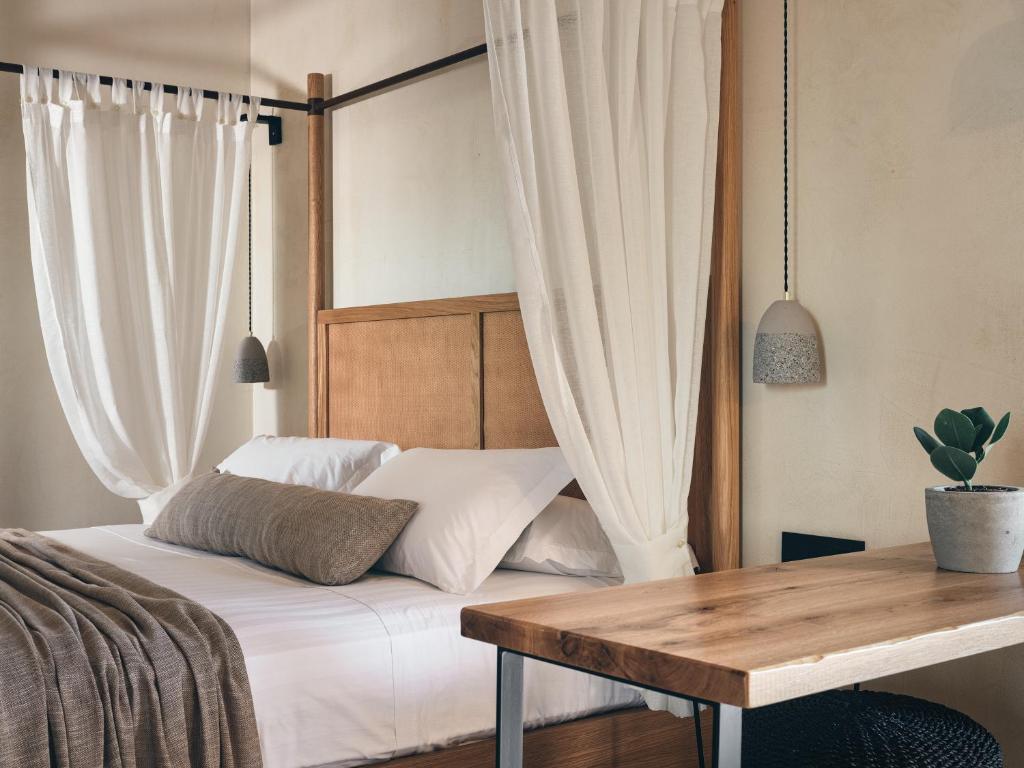 Postel nebo postele na pokoji v ubytování Casa di Pierro