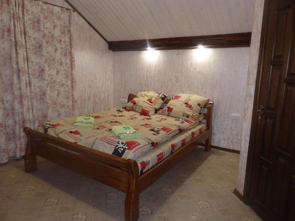 Postel nebo postele na pokoji v ubytování Kreitser
