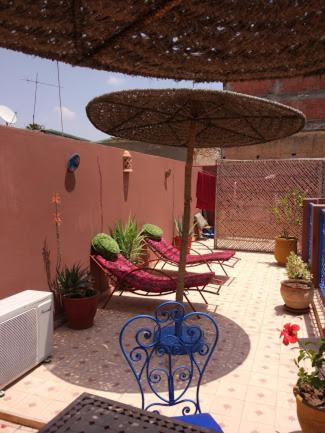 Patio nebo venkovní prostory v ubytování Riad Jakoura
