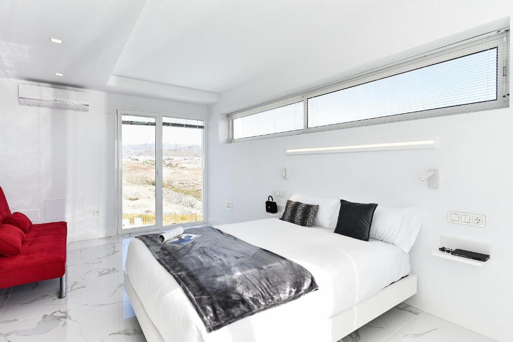 Posteľ alebo postele v izbe v ubytovaní Villas Golden by Sun Houses Canarias