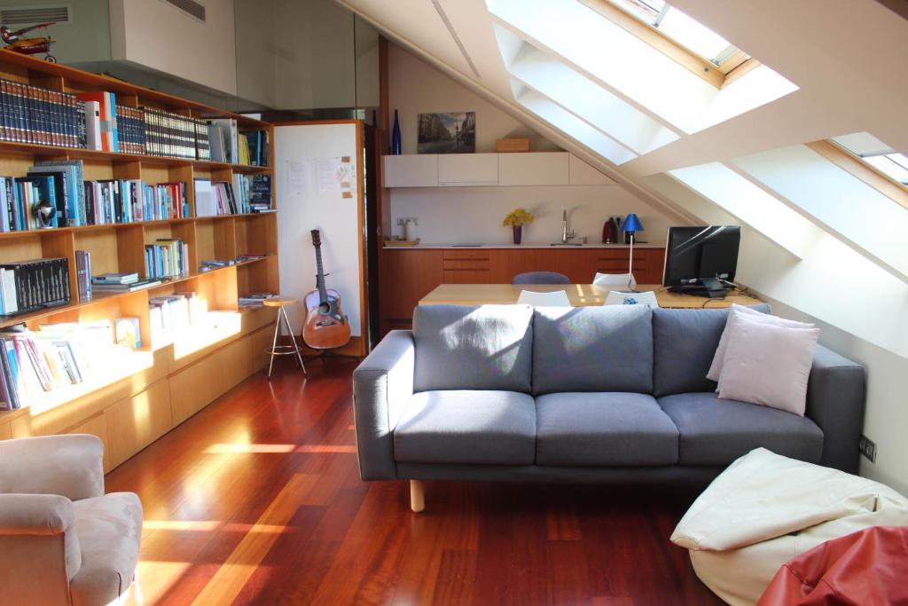 Posezení v ubytování A casa Rosa- Ático en el centro de Vigo