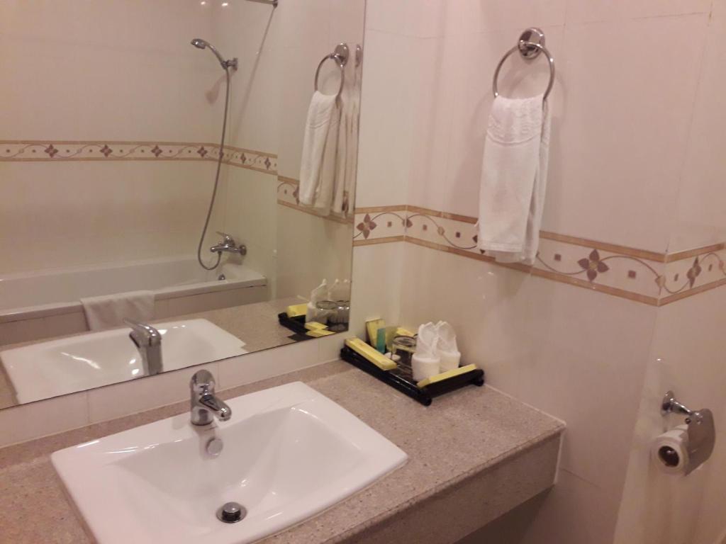 Koupelna v ubytování Stung Sangke Hotel