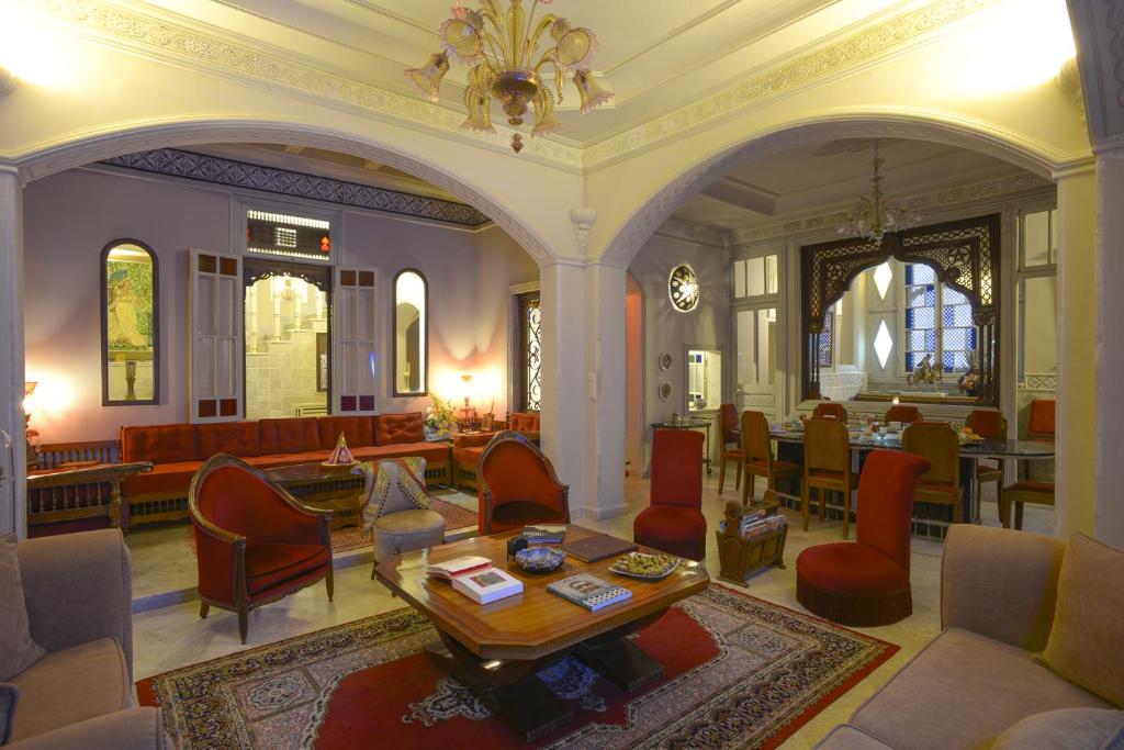 Posezení v ubytování Maison d'Hôtes Dar Ennassim