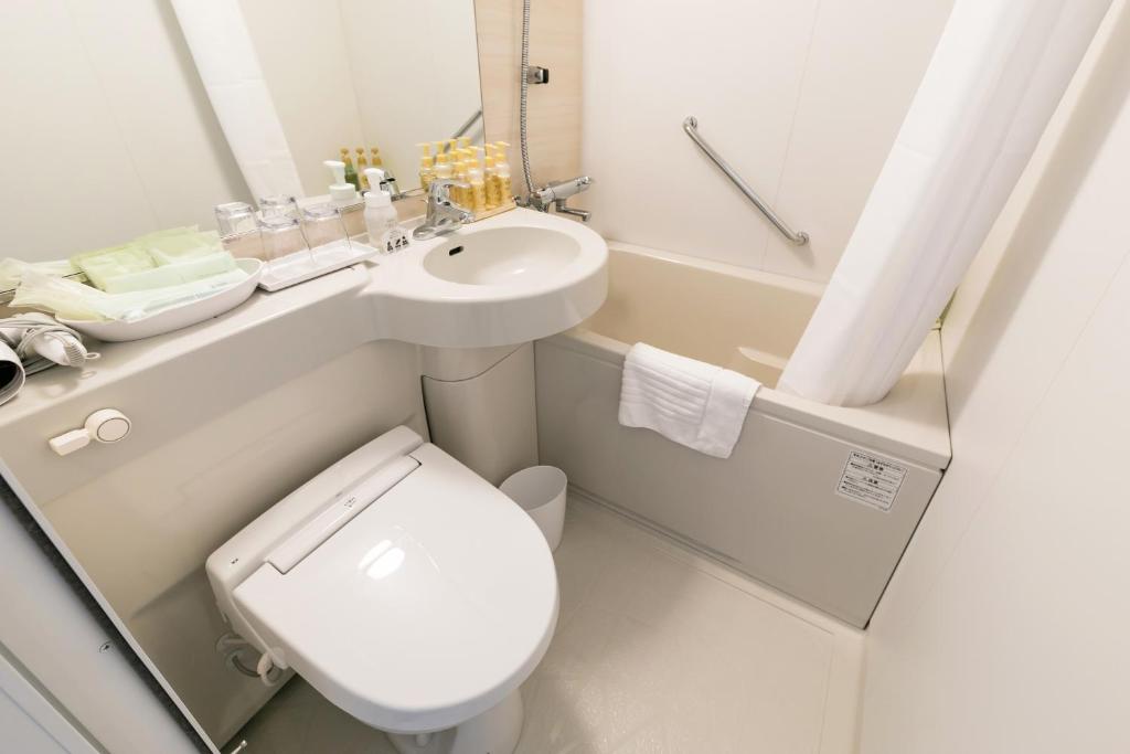 Koupelna v ubytování Ginza Capital Hotel Moegi