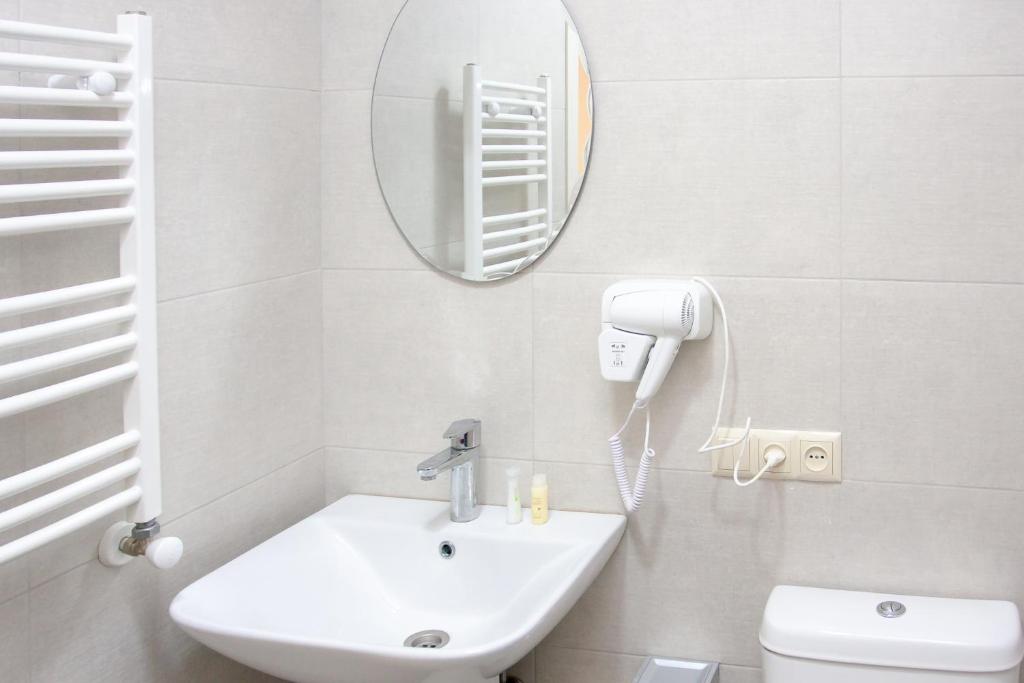 Koupelna v ubytování Hotel Casa calda
