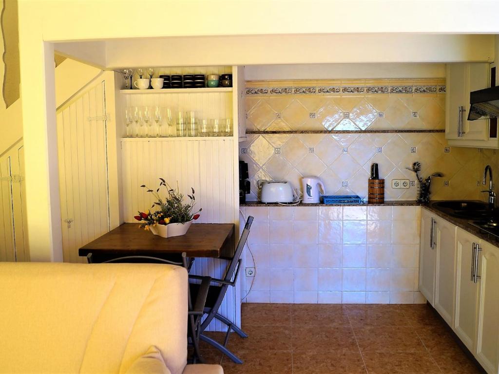 Kuchyň nebo kuchyňský kout v ubytování Loft kiwi