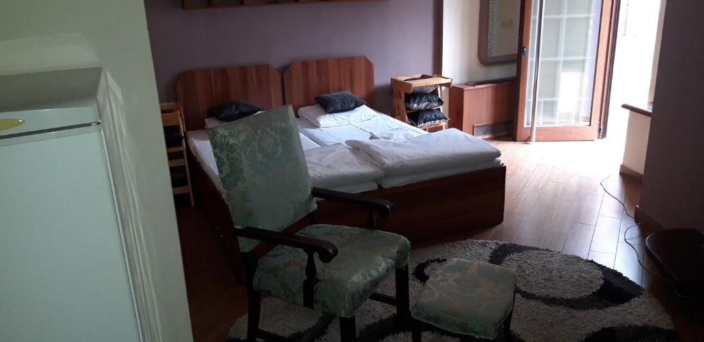 Postel nebo postele na pokoji v ubytování Apartment Danubius