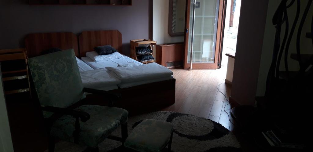 Postel nebo postele na pokoji v ubytování Apartment Danubius