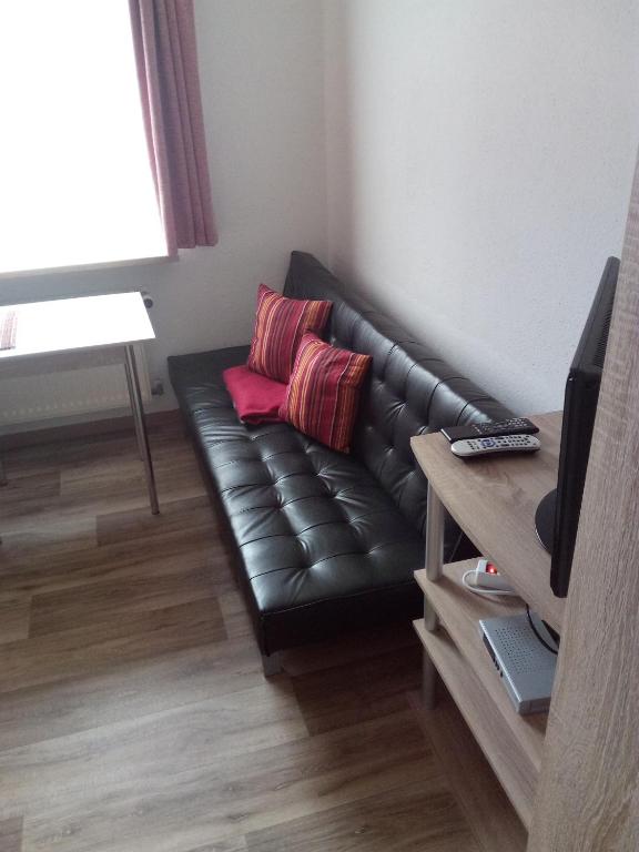Posezení v ubytování Am Mühlteich