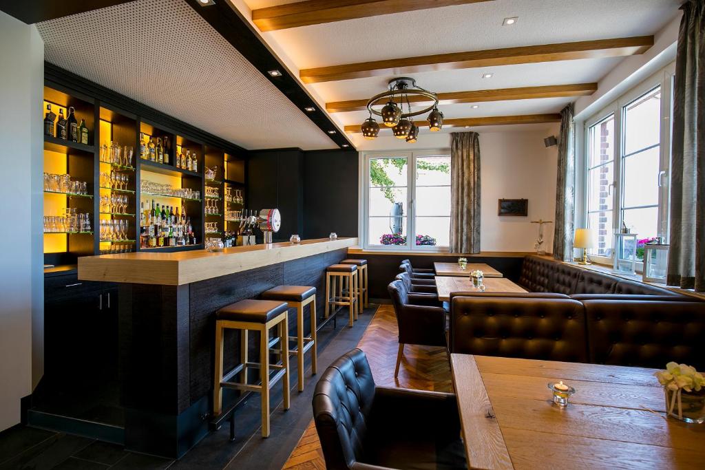 Lounge nebo bar v ubytování Landgasthof-Hotel Zum Steverstrand