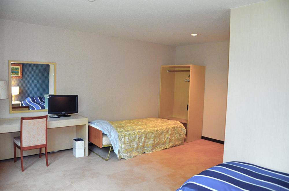 TV a/nebo společenská místnost v ubytování Hotel Bauhinia ホテルバウヒニア