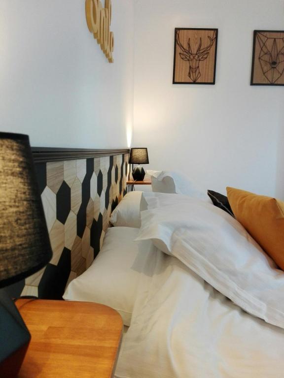 Postel nebo postele na pokoji v ubytování Mont B&B