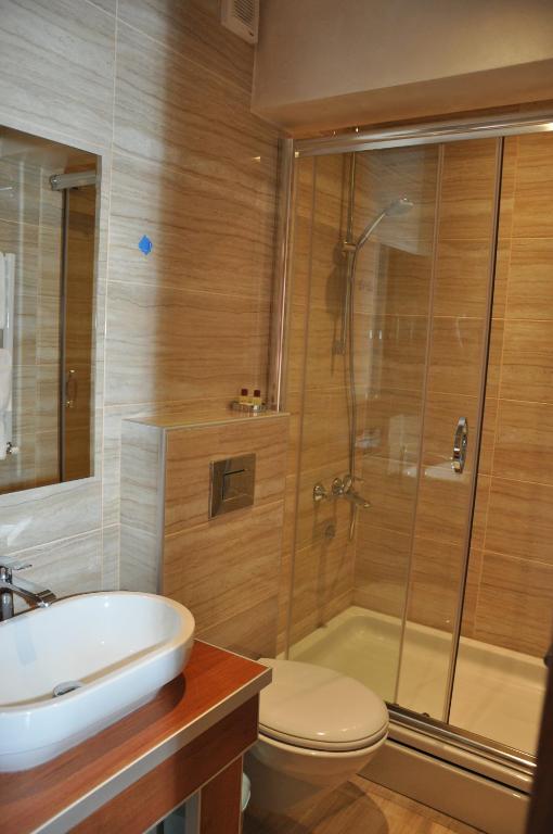 Koupelna v ubytování Motel Tara MB